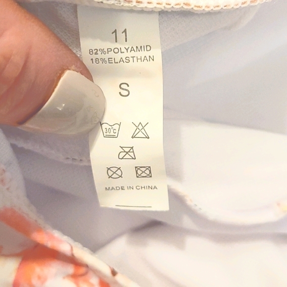 Floral & Eyelet Lace One Piece Swimsuit - Picture 13 of 13